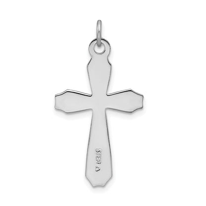 Sterlingsilber Rhodiniert & 18K Vergoldet Kreuz Anhänger