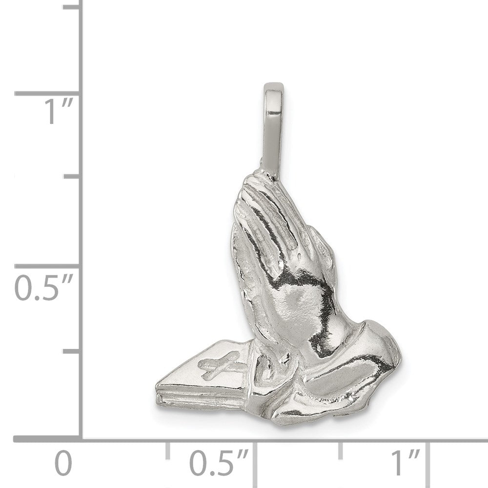 Sterlingsilber Betend Hands Charm