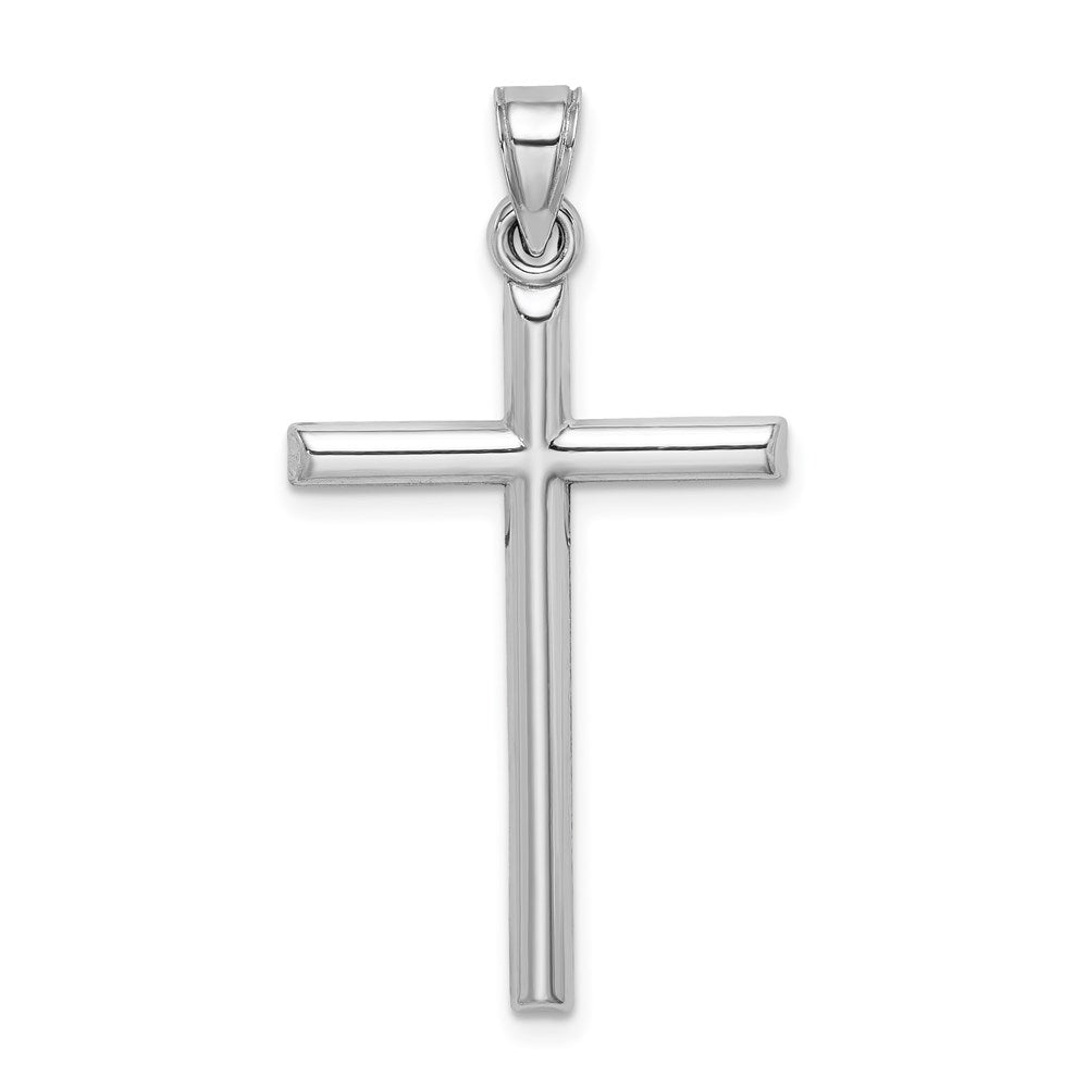 Sterlingsilber Rhodiniert Lateinisch Kreuz Anhänger