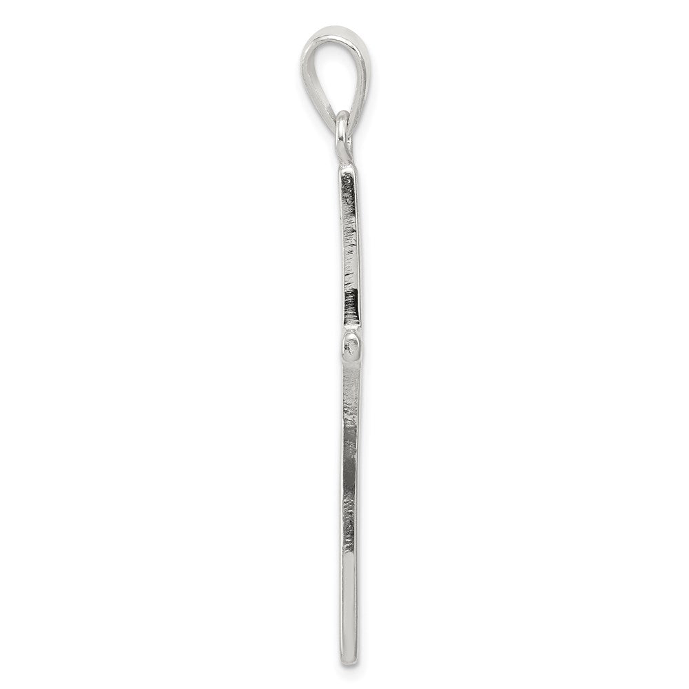 Sterlingsilber Lateinisch Kreuz Anhänger