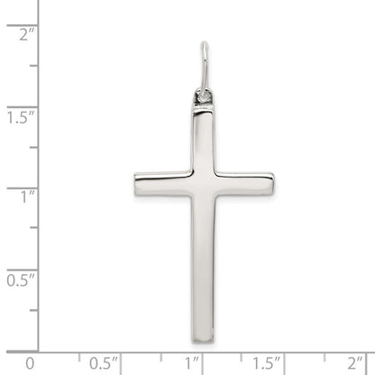 Sterlingsilber Lateinisch Kreuz Anhänger