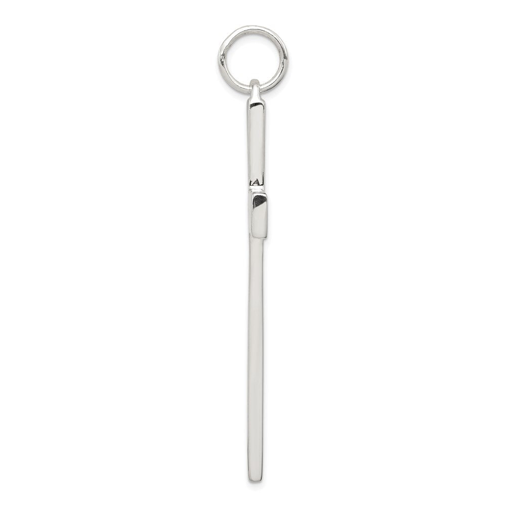 Sterlingsilber Lateinisch Kreuz Charm