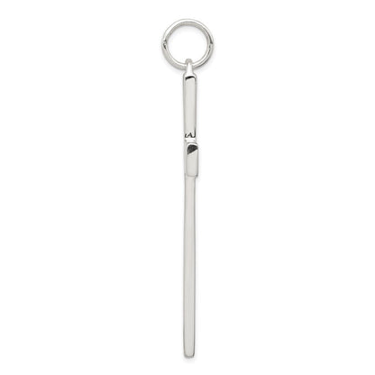 Sterlingsilber Lateinisch Kreuz Charm