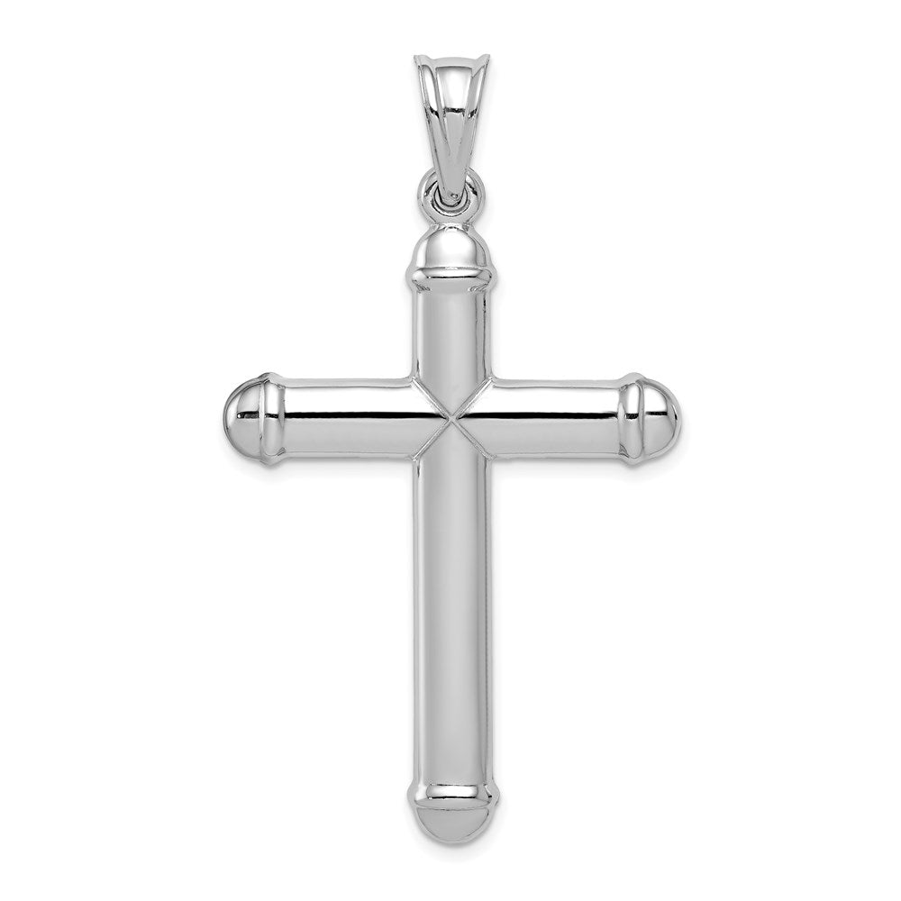 Sterlingsilber Rhodiniert Wendbar Kruzifix Anhänger