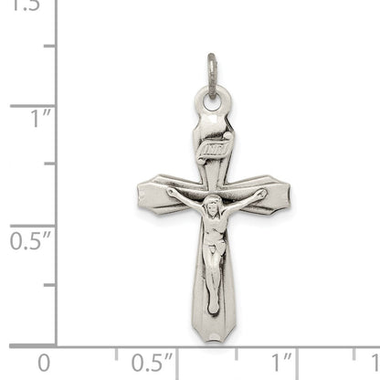 Sterlingsilber Antikisiert Inri Kruzifix Anhänger