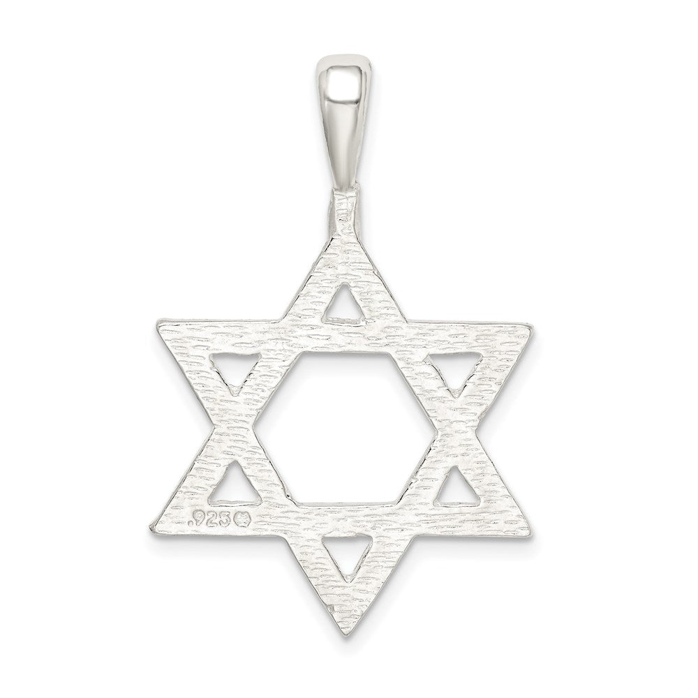Sterlingsilber Stern Of David Charm