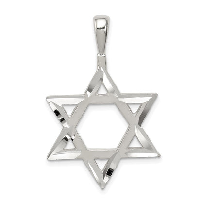 Sterlingsilber Stern Of David Charm