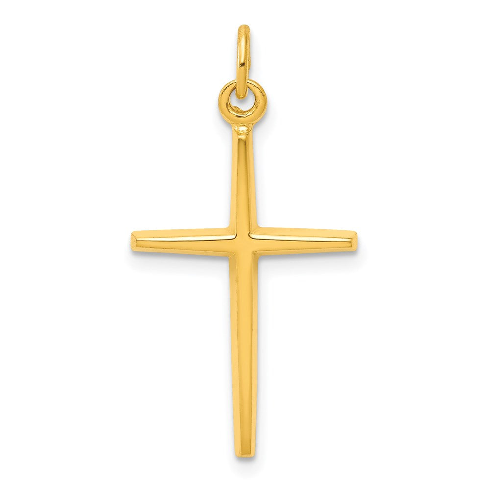 Sterlingsilber & 24K Vergoldet Passion Kreuz Charm