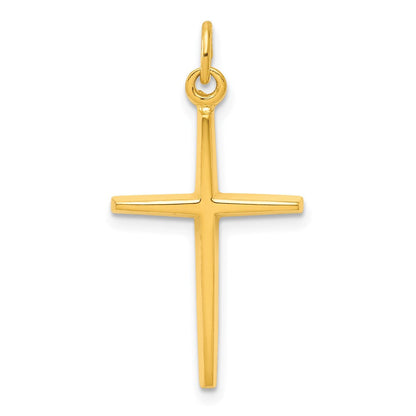Sterlingsilber & 24K Vergoldet Passion Kreuz Charm