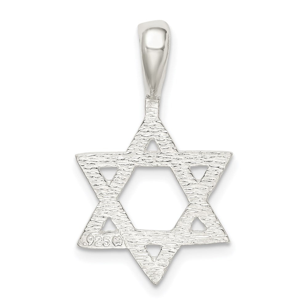 Sterlingsilber Stern Of David Charm