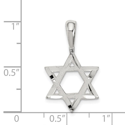 Sterlingsilber Stern Of David Charm