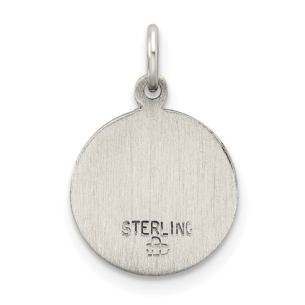 Sterlingsilber Antikisiert Divino Nino Medaille (divine Infant Jesus)