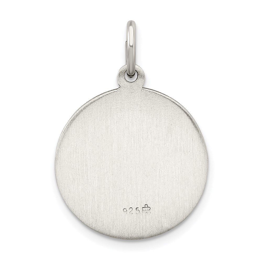 Sterlingsilber Antikisiert Infant Jesus Medaille