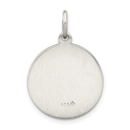 Sterlingsilber Antikisiert Infant Jesus Medaille