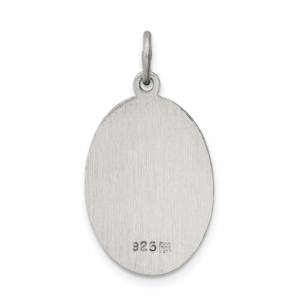 Sterlingsilber Antikisiert Heilig Herz Of Jesus Medaille