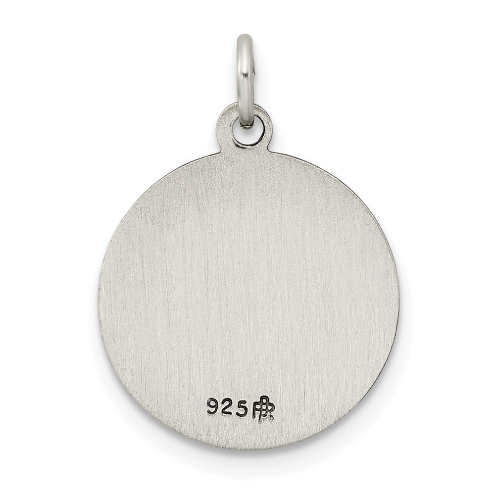 Sterlingsilber Antikisiert Divino Nino Medaille (divine Infant Jesus)