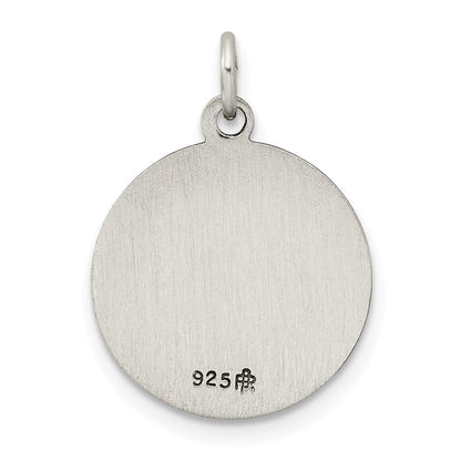 Sterlingsilber Antikisiert Divino Nino Medaille (divine Infant Jesus)