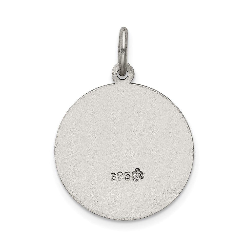 Sterlingsilber Antikisiert Divino Nino Medaille (divine Infant Jesus)
