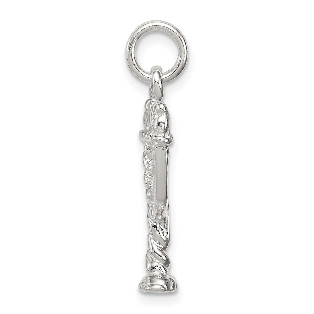 Sterlingsilber Menorah Charm