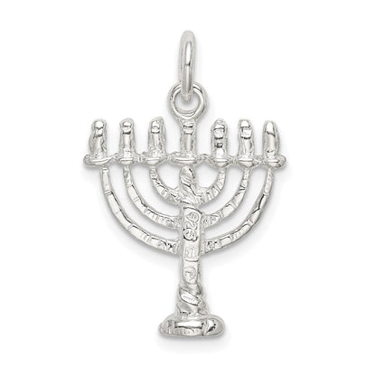 Sterlingsilber Menorah Charm