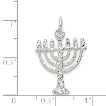 Sterlingsilber Menorah Charm
