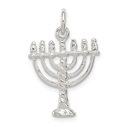 Sterlingsilber Menorah Charm