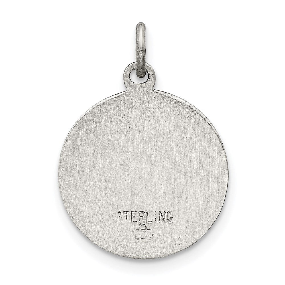 Sterlingsilber Antikisiert Infant Of Prague Medaille