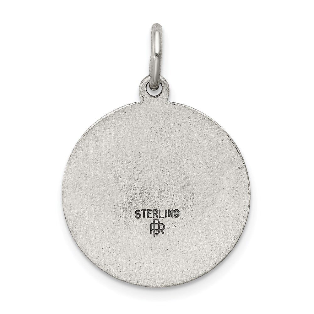 Sterlingsilber Antikisiert Ecce Homo Medaille