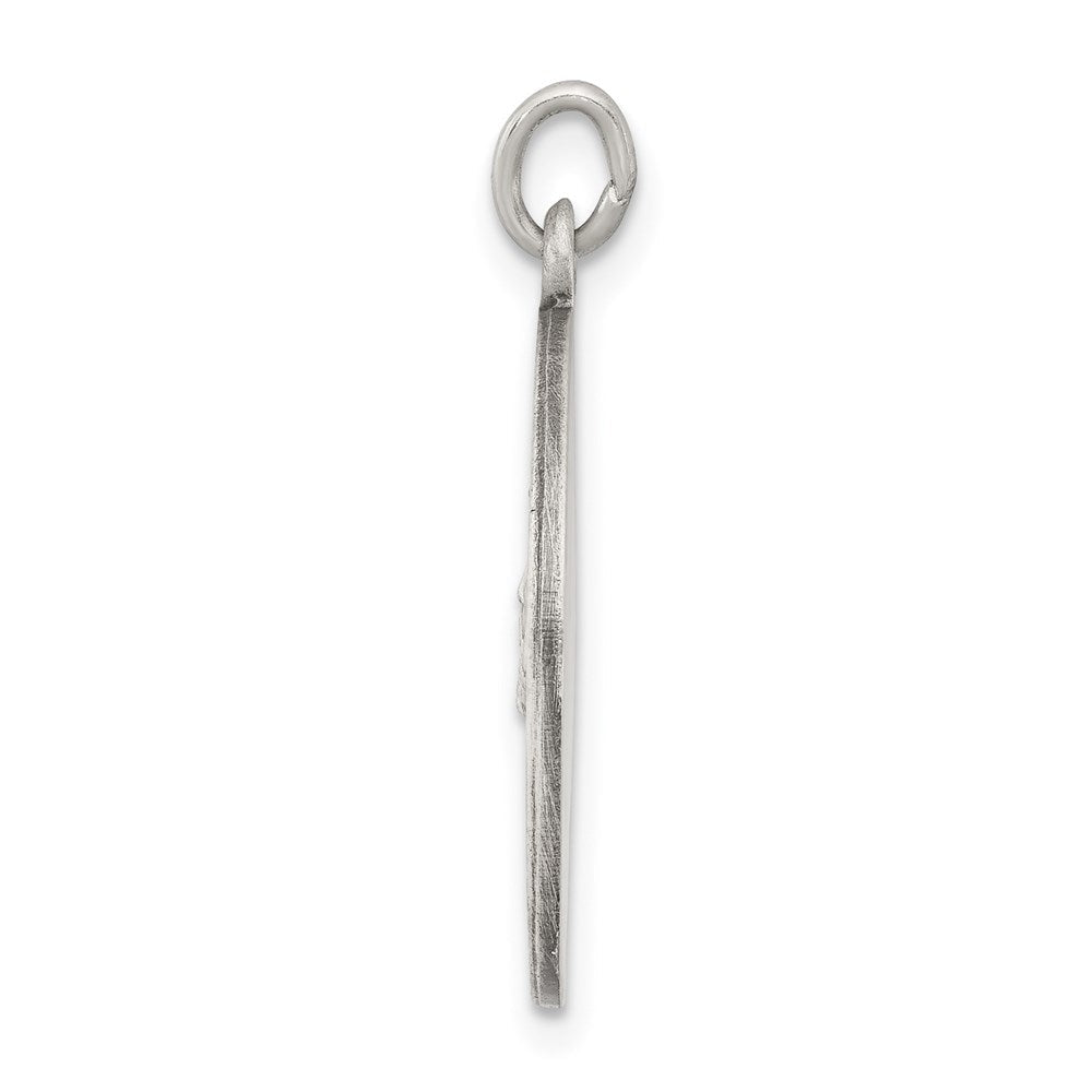 Sterlingsilber Antikisiert Ecce Homo Medaille