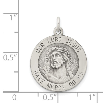 Sterlingsilber Antikisiert Ecce Homo Medaille
