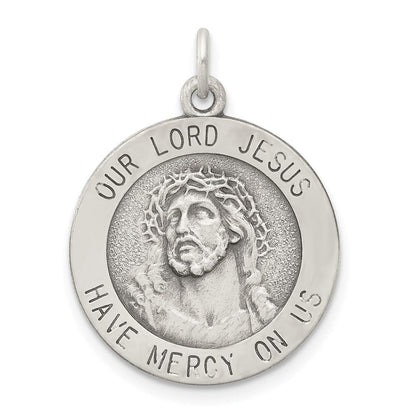 Sterlingsilber Antikisiert Ecce Homo Medaille