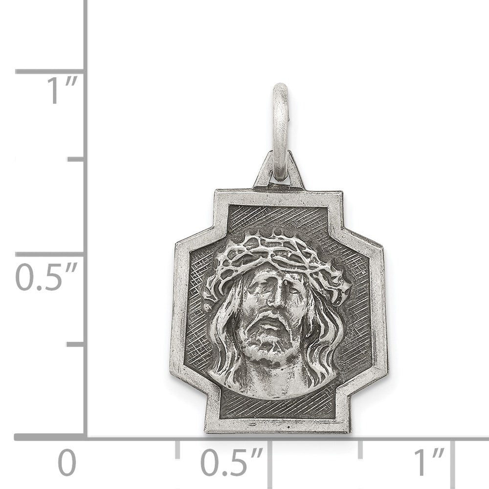 Sterlingsilber Antikisiert Ecce Homo Charm