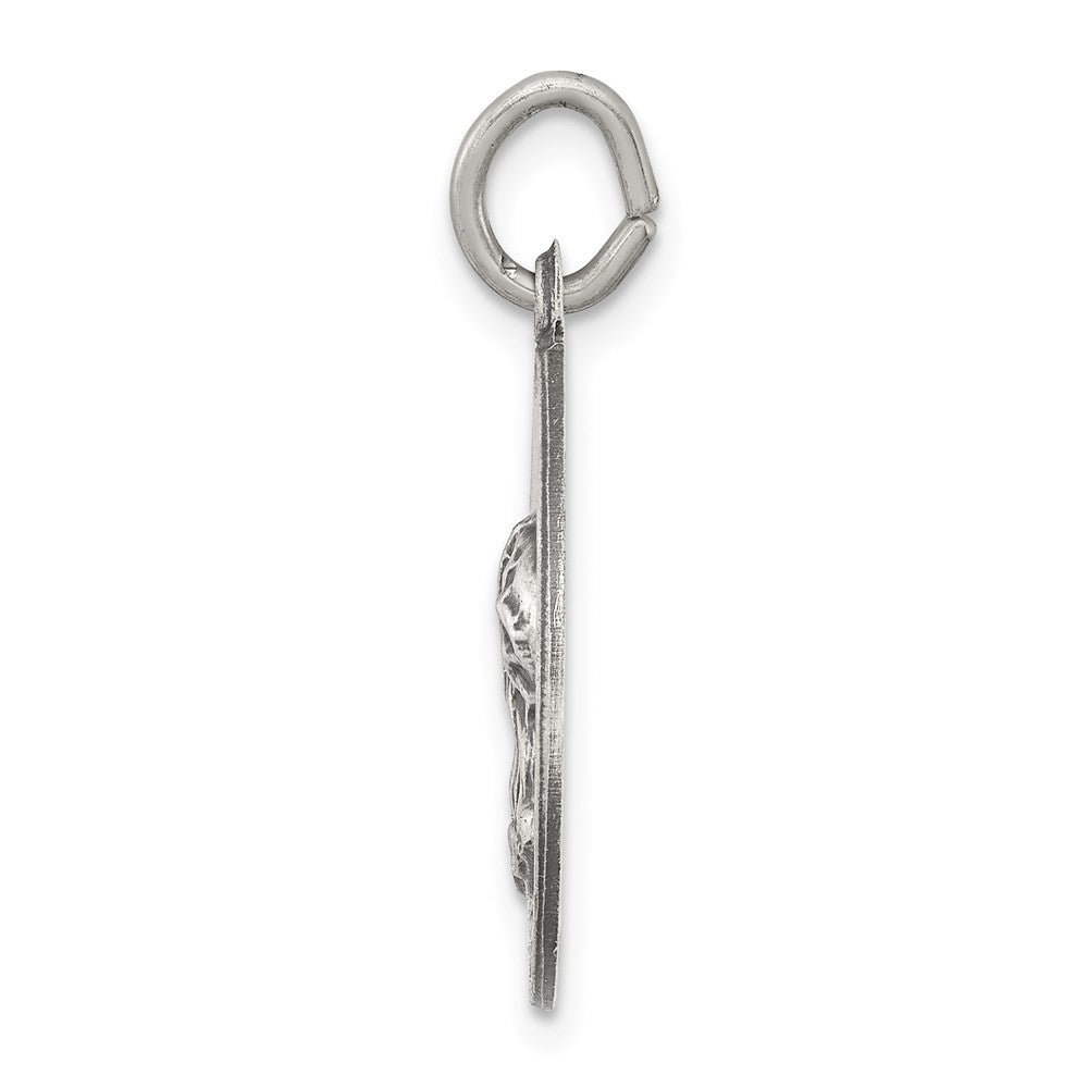 Sterlingsilber Antikisiert Jesus Have Mercy Medaille