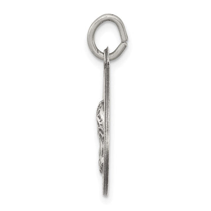 Sterlingsilber Antikisiert Jesus Have Mercy Medaille