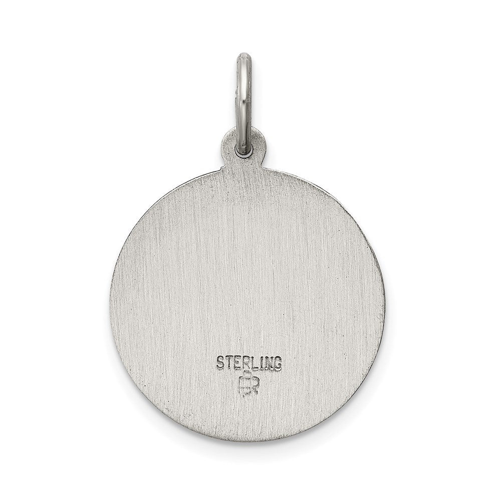 Sterlingsilber Antikisiert Jesus Have Mercy Medaille