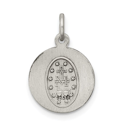 Sterlingsilber Antikisiert Wundertätig Medaille