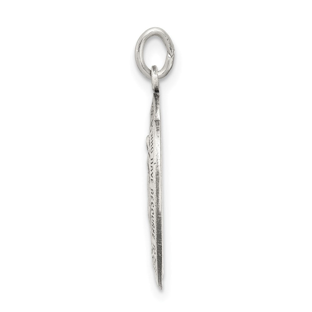 Sterlingsilber Antikisiert Wundertätig Medaille