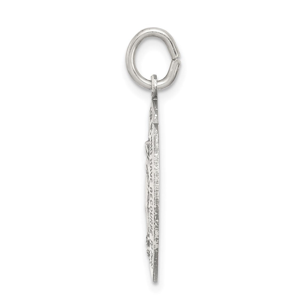 Sterlingsilber Antikisiert Wundertätig Medaille