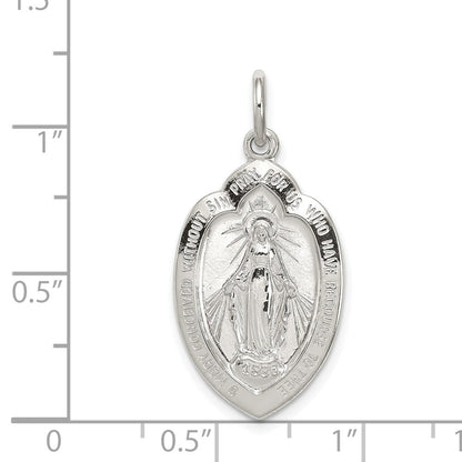Sterlingsilber Wundertätig Medaille