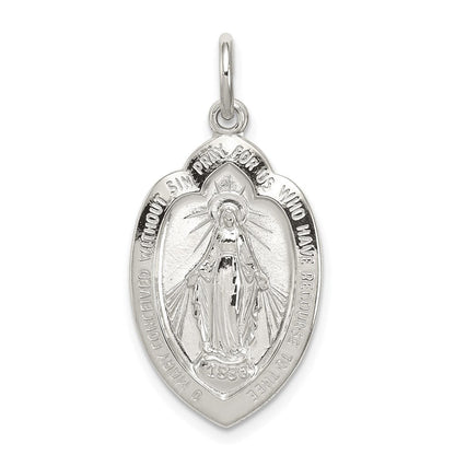 Sterlingsilber Wundertätig Medaille