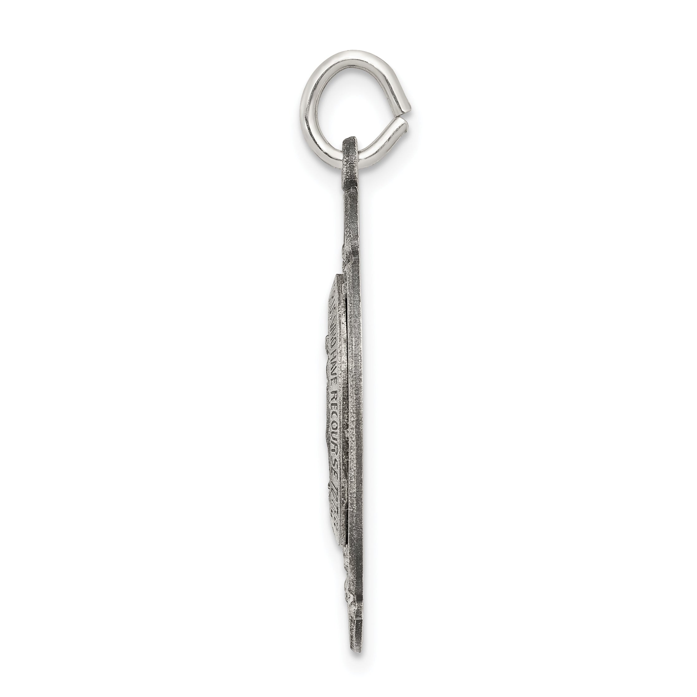 Sterlingsilber Antikisiert Wundertätig Medaille