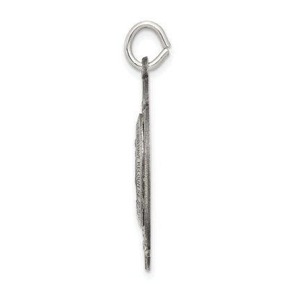 Sterlingsilber Antikisiert Wundertätig Medaille