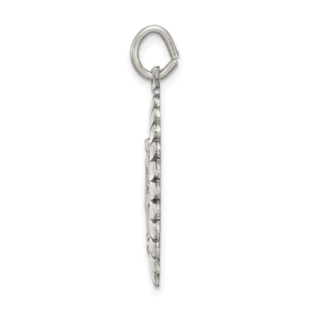 Sterlingsilber Antikisiert Wundertätig Medaille