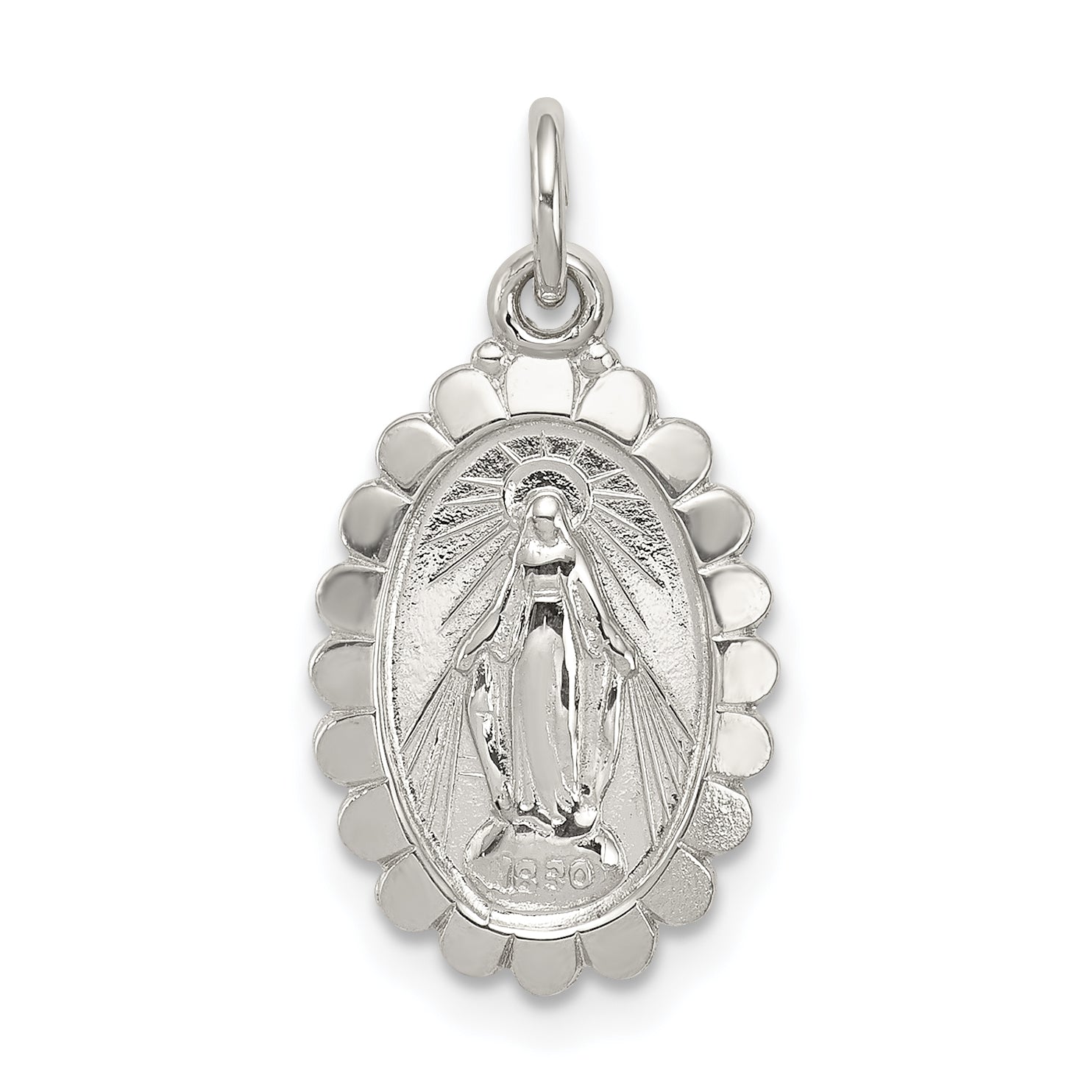 Sterlingsilber Wundertätig Medaille