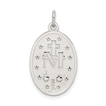 Sterlingsilber Wundertätig Medaille