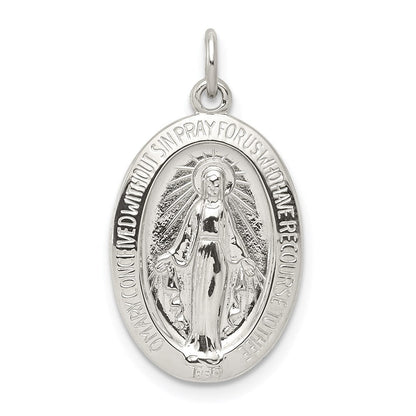 Sterlingsilber Wundertätig Medaille