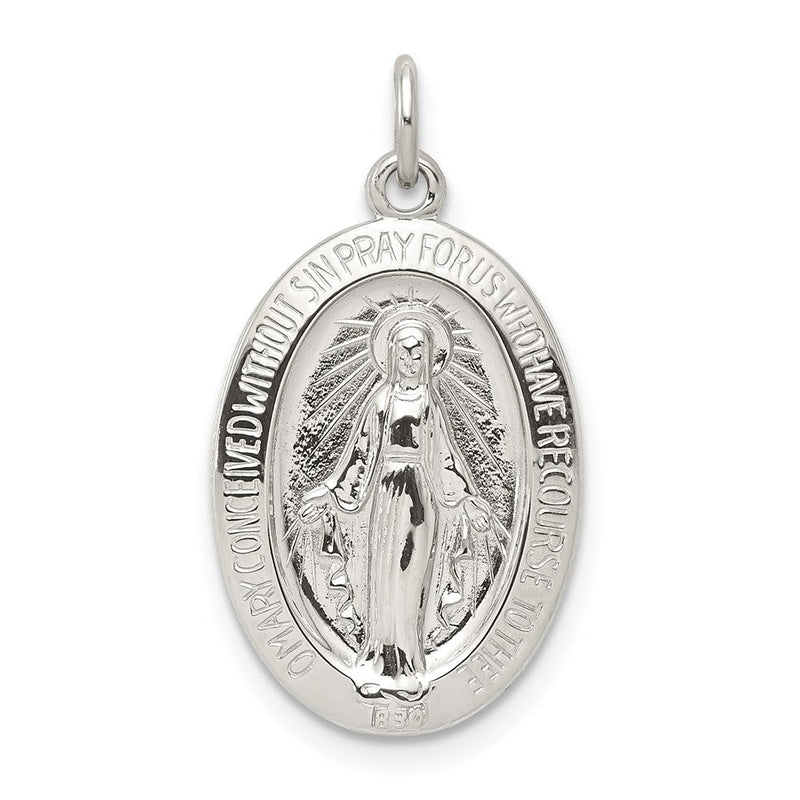 Sterlingsilber Wundertätig Medaille