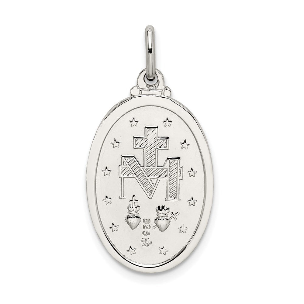 Sterlingsilber Wundertätig Medaille