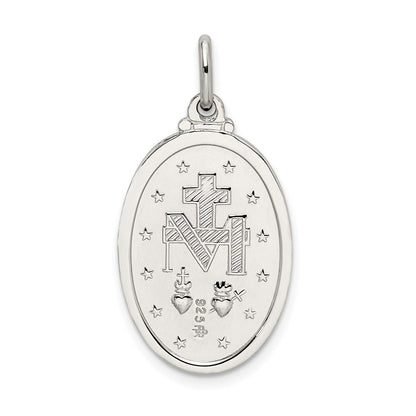 Sterlingsilber Wundertätig Medaille