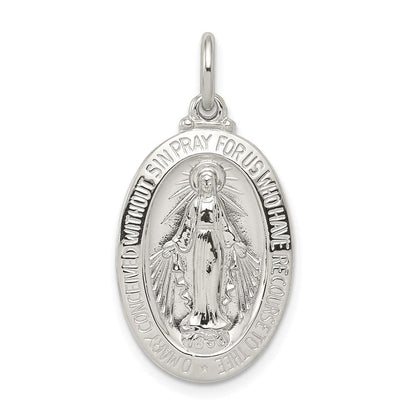 Sterlingsilber Wundertätig Medaille